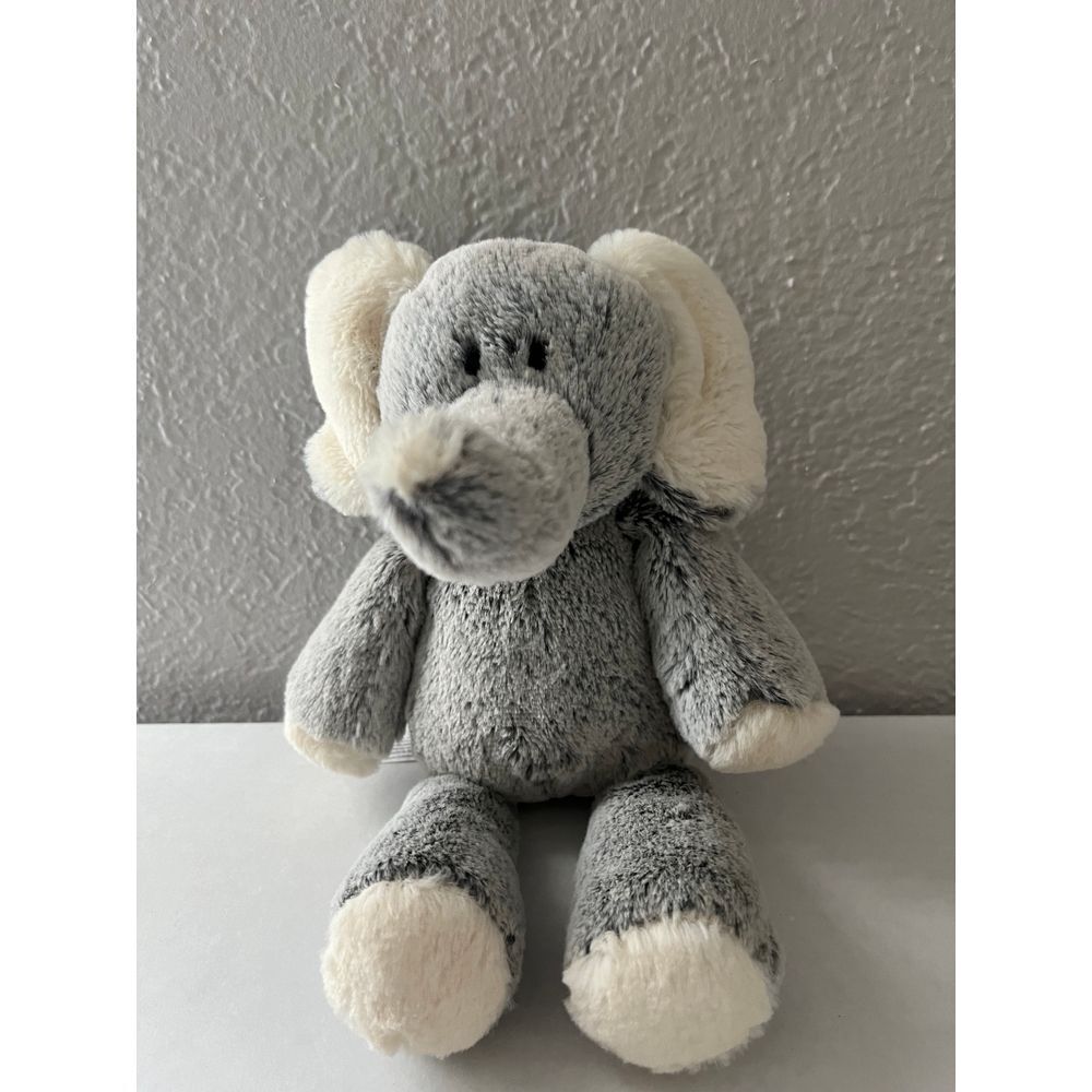 Mary Meyer Soft Gray Plush Elephant Stuffed Animal Toy‎ Kids Room Decor